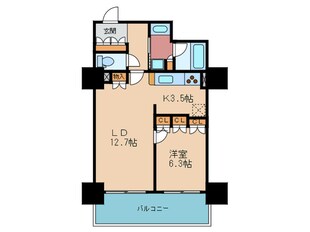 大阪福島タワ－(704)の物件間取画像